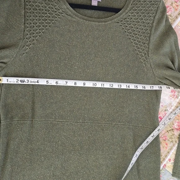 J.Jill Sweater Dress, Green - Picture 5 of 9